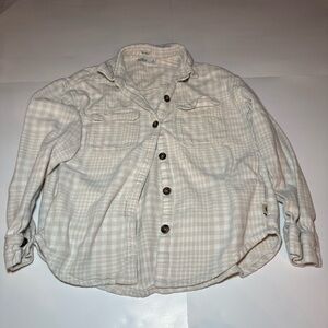 Hollister Beige Checkered Shirt